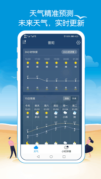 天气预报截图